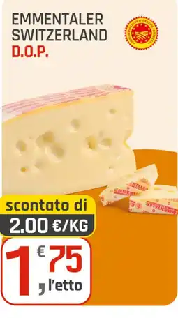 Supermercati Dok Emmentaler Switzerland D.O.P. offerta