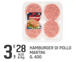 Supermercati Dok Hamburger di pollo Martini offerta
