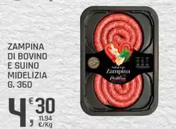 Supermercati Dok Zampina di bovino e suino midelizia offerta