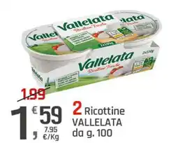 Supermercati Dok Ricottine Fresche Vallelata offerta