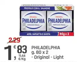 Supermercati Dok Philadelphia formaggio fresco offerta