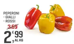 Supermercati Dok Peperoni gialli rossi offerta