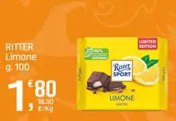 Supermercati Dok Ritter Sport Limone offerta