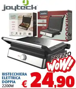 Europlanet Casa Joytech bistecchiera elettrica doppia offerta