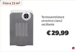 Bricocenter Termoventilatore ceramico class2 oscillante offerta