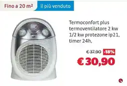 Bricocenter Termoconfort plus termoventilatore offerta