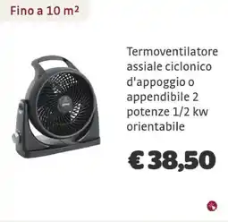 Bricocenter Termoventilatore assiale ciclonico offerta