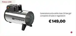 Bricocenter Generatore aria calda inox 10 kw gpl offerta