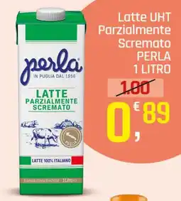 Supermercati Dok Latte UHT Parzialmente Scremato Perla offerta