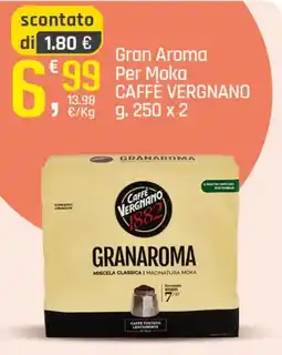 Supermercati Dok Gran Aroma Per Moka Caffè Vergnano offerta