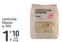 Supermercati Dok Lenticchie Mignon Selex offerta
