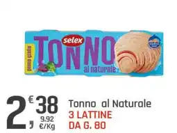 Supermercati Dok Tonno al Naturale offerta
