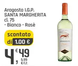 Supermercati Dok Aragosta I.G.P. Santa Margherita offerta