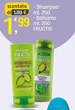 Supermercati Dok Garnier Fructis Shampoo/Balsamo offerta