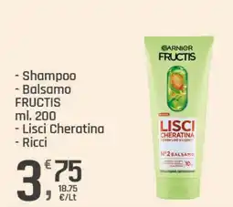 Supermercati Dok Garnier Fructis Lisci Cheratina offerta