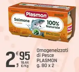 Supermercati Dok Omogeneizzati di Pesce PLASMON offerta