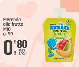 Supermercati Dok Merenda alla frutta Mio offerta