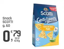 Supermercati Dok Snack Scotti Gusto Libertà offerta