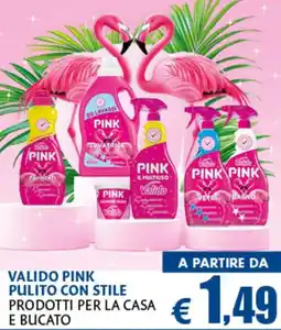 Europlanet Casa Valido Pink prodotti per la casa e bucato offerta