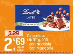 Supermercati Dok Cioccolato LINDT offerta
