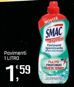 Supermercati Dok Smac express Pavimenti Igienizzante offerta