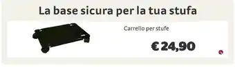 Carrello per stufe