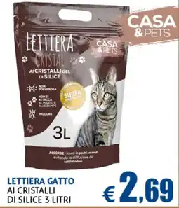 Europlanet Casa Lettiera gatto ai cristalli di silice offerta