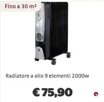 Radiatore a olio 9 elementi
