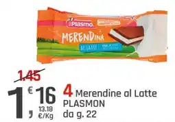 Supermercati Dok Merendine al Latte Plasmon offerta