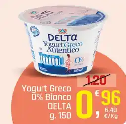 Supermercati Dok Yogurt Greco 0% Bianco DELTA offerta
