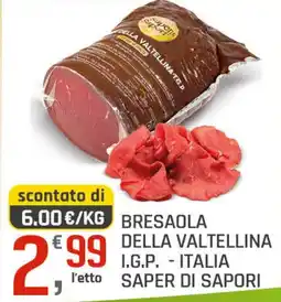 Supermercati Dok Bresaola della Valtellina I.G.P. - Italia Saper di Sapori offerta