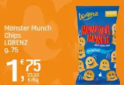 Supermercati Dok Monster Munch Chips LORENZ offerta