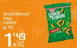 Supermercati Dok Snack Friends Peanut Pops CAMEO offerta