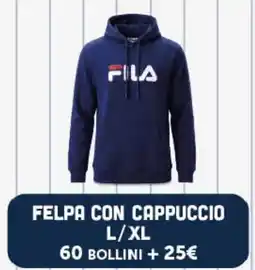 Supermercati Dok FelPA con cappuccio Fila offerta