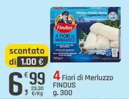 Supermercati Dok 4 Fiori di Merluzzo Findus offerta