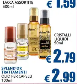 Europlanet Casa Splend'Or trattamenti olio per capelli offerta