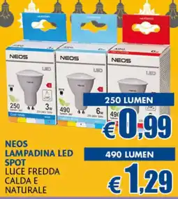 Europlanet Casa NEOS lampadina LED spot offerta