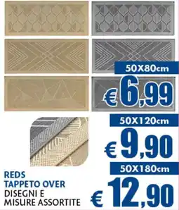 Europlanet Casa Reds tappeto over offerta