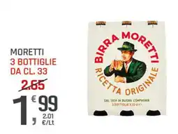 Supermercati Dok Birra Moretti offerta