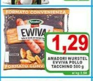Top Supermercati Wurstel di pollo offerta