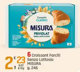 Supermercati Dok Croissant Farciti Senza Lattosio MISURA offerta