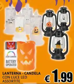Europlanet Casa Lanterna - Candela con luce LED assortite offerta