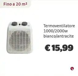Bricocenter Termoventilatore 1000/2000w offerta