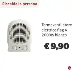 Bricocenter Termoventilatore elettrico flag 4 offerta