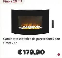 Bricocenter Caminetto elettrico da parete font5 offerta
