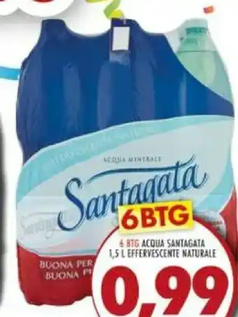 Acqua minerale naturale effervescente naturale