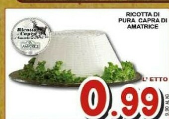 Sacoph Ricotta offerta