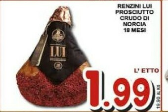 Sacoph Prosciutto crudo offerta
