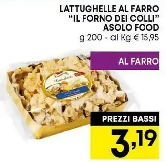 Pam Lattughelle al farro il forno dei colli 200 g offerta