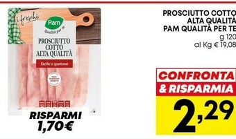 Pam Prosciutto cotto alta qualità offerta